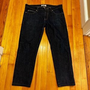 Naked and Famous Left Hand Twill super guy jeans.